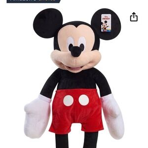 Disney Mickey Mouse Plush Toy - Black, Red, White